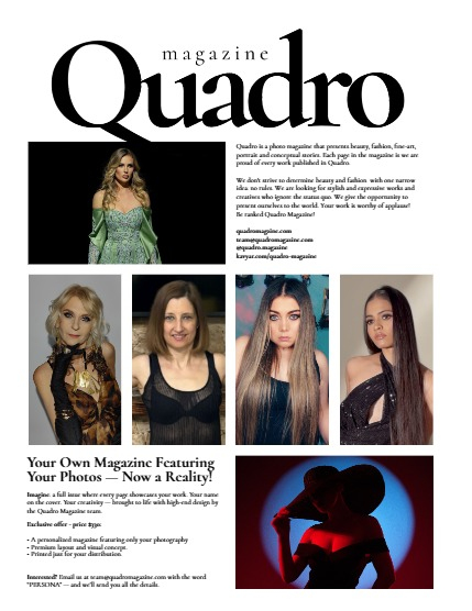 QUADRO MAGAZINE - EMOTIONS. ART. FASHION AUGUST (Vol 1215), page 2