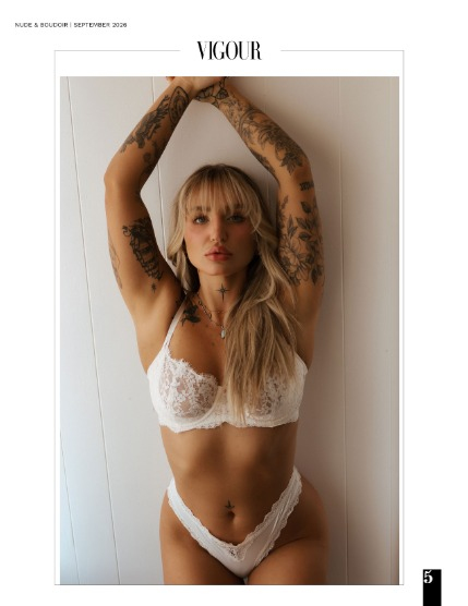 VIGOUR MAGAZINE The Nude & Boudoir | September 2026 | Issue 02, page 5
