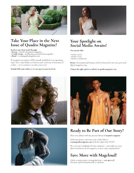 QUADRO MAGAZINE - FASHION & GLAMOUR APRIL (Vol 1548), page 3