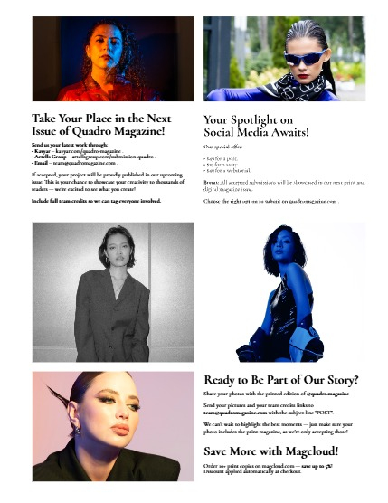 QUADRO MAGAZINE - PORTRAIT AUGUST (Vol 1691), page 3