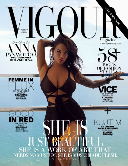 VIGOUR MAGAZINE The Nude & Boudoir | September 2026 | Issue 01, page 1