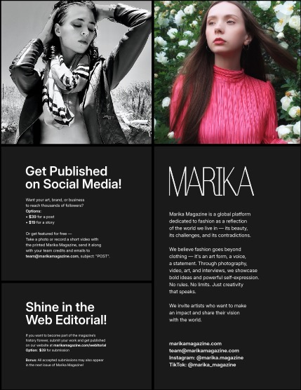 MARIKA MAGAZINE PORTRAIT (ISSUE 6392 - AUGUST), page 2