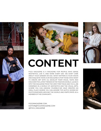 FIGGI MAGAZINE - EMOTIONS. ART. FASHION. APRIL Vol 1531, page 3