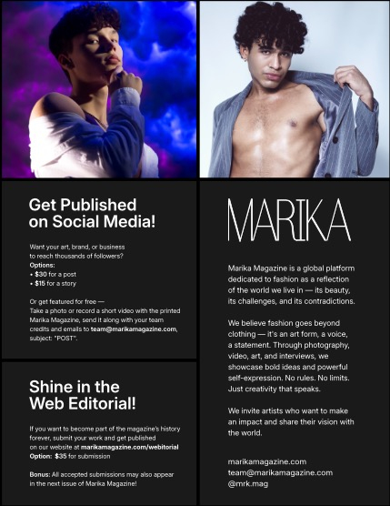 MARIKA MAGAZINE MEN (ISSUE 5886 - SEPTEMBER), page 2