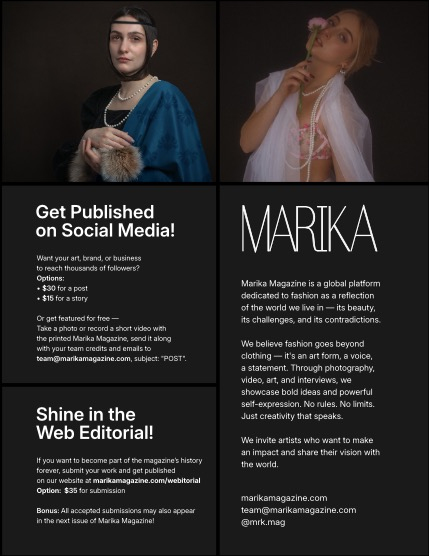 MARIKA MAGAZINE PORTRAIT (ISSUE 5785 - AUGUST), page 2