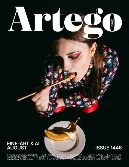 Артего, журнал. Искусство и ИИ, август, выпуск 1446 (ARTEGO MAGAZINE - FINE-ART & AI AUGUST ISSUE 1446), page 1