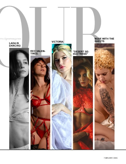 VIGOUR MAGAZINE Nude & Boudoir | February 2025 | Issue 02, page 3
