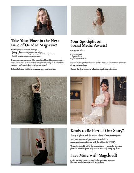 QUADRO MAGAZINE - PORTRAIT AUGUST (Vol 1251), page 3