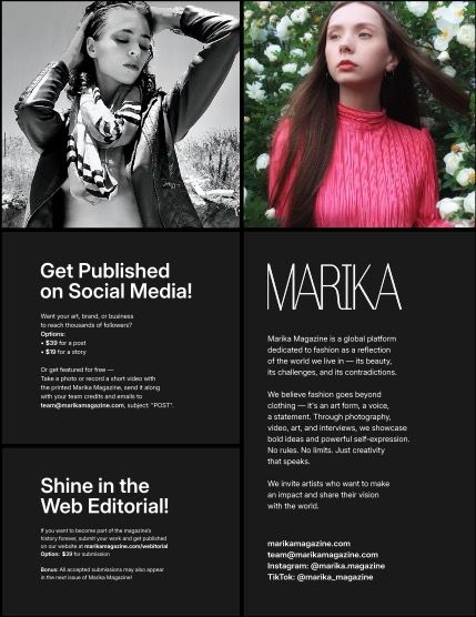 Марика, журнал. Портрет, август, выпуск 6392 (MARIKA MAGAZINE PORTRAIT (ISSUE 6392 - AUGUST)), page 2