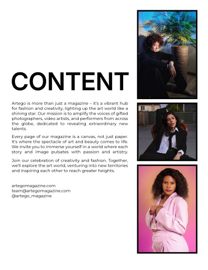 ARTEGO MAGAZINE - PORTRAIT JULY ISSUE 956, page 2