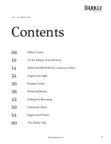 Даркли, журнал. Октябрь 2026, выпуск 704 (Darkly Issue 704, October 2026), page 9