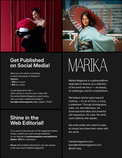 MARIKA MAGAZINE PORTRAIT (ISSUE 5929 - SEPTEMBER), page 2