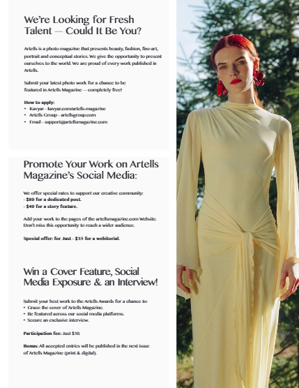 ARTELLS MAGAZINE - PORTRAIT OCTOBER (Vol 3642), page 3