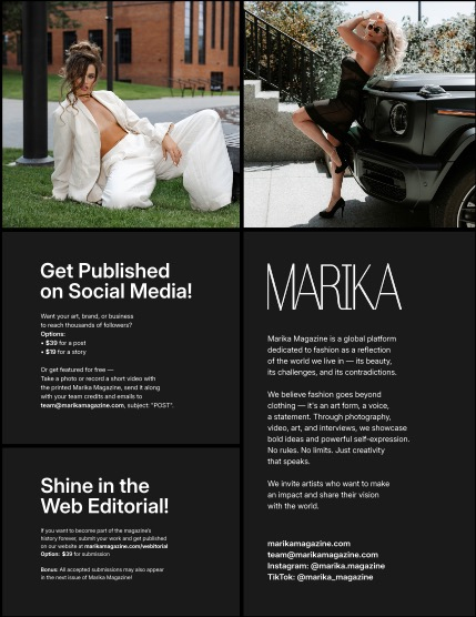 MARIKA MAGAZINE FASHION & GLAMOUR (ISSUE 6408 - SEPTEMBER), page 2