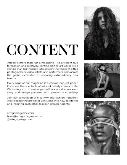 ARTEGO MAGAZINE - PORTRAIT DECEMBER ISSUE 611, page 2