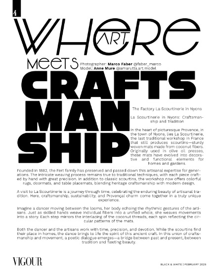 VIGOUR MAGAZINE The Black And White | February 2025 | Issue 02, page 4