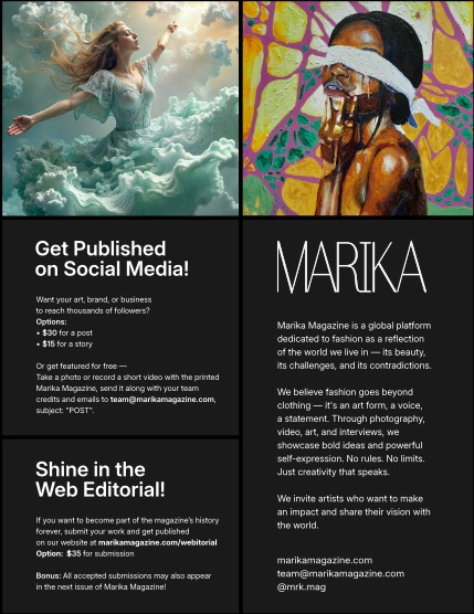 MARIKA MAGAZINE FINE-ART & AI (ISSUE 5657 - MAY), page 2