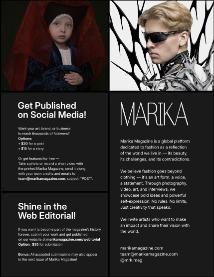 MARIKA MAGAZINE FINE-ART & AI (ISSUE 5767 - July), page 2