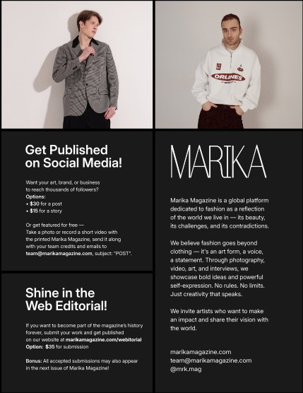 MARIKA MAGAZINE MEN (ISSUE 6114 - January), page 2