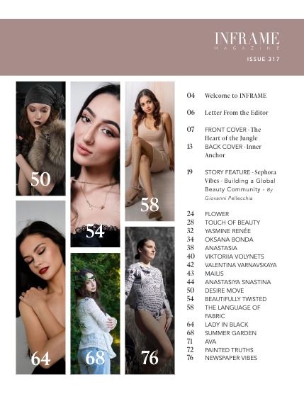 Инфрейм, журнал. Красота и гламур, август 2026, выпуск 317 (Issue 317 - Beauty and Glamour Edition - August 2026), page 3