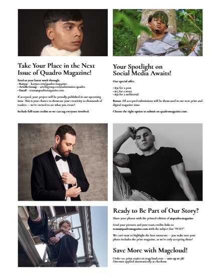 QUADRO MAGAZINE - MEN JULY (Vol 1177), page 3
