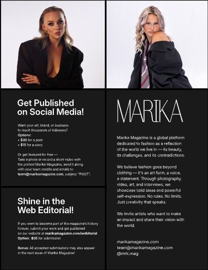 MARIKA MAGAZINE PORTRAIT (ISSUE 5944 - NOVEMBER), page 2