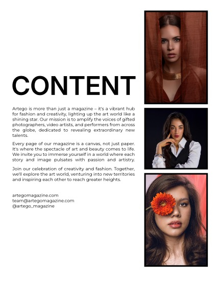 ARTEGO MAGAZINE - PORTRAIT MAY ISSUE 851, page 2