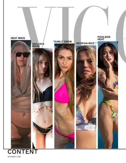 Вигор, журнал. Купальники и бикини, октябрь 2026, выпуск 1 (VIGOUR MAGAZINE Swimwear & Bikini | October 2026 | Issue 01), page 2