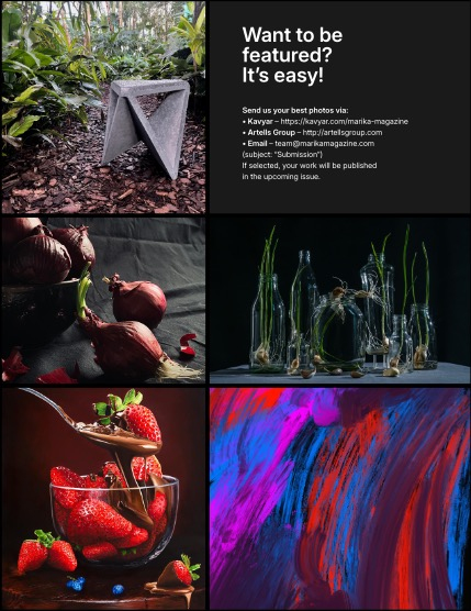 MARIKA MAGAZINE FINE-ART & AI (ISSUE 5657 - MAY), page 3