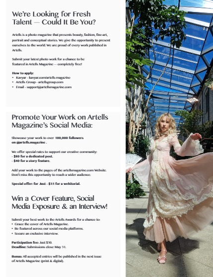 ARTELLS MAGAZINE - PORTRAIT JUNE (Vol 3329), page 3
