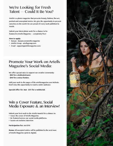 ARTELLS MAGAZINE - FANTASY & AI AUGUST (Vol 3456), page 3