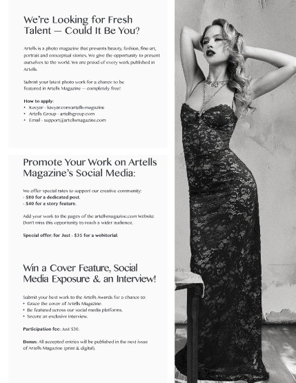 ARTELLS MAGAZINE - PORTRAIT JANUARY (Vol 3824), page 3