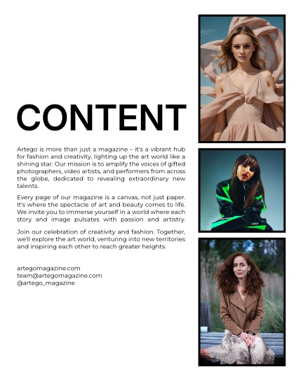 ARTEGO MAGAZINE - PORTRAIT MAY ISSUE 853, page 2