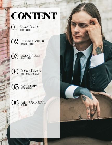 Антеймд, журнал. Мужской выпуск, октябрь 2026, выпуск 576 (UNTAMED MEN (Vol. 576 October 2026)), page 2