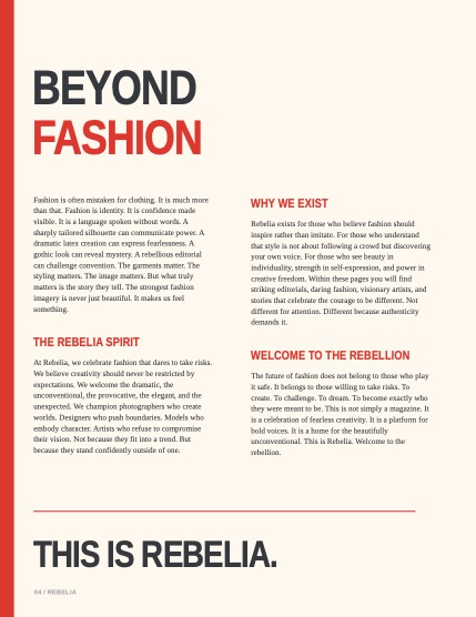 Rebelia Issue 20, September 2026, page 4
