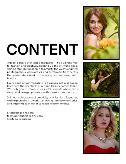 ARTEGO MAGAZINE - PORTRAIT JULY ISSUE 963, page 2