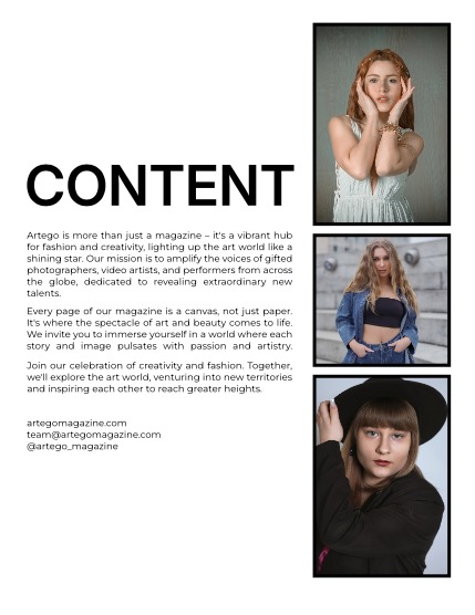 ARTEGO MAGAZINE - PORTRAIT MAY ISSUE 867, page 2