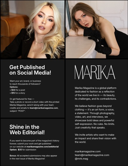 MARIKA MAGAZINE PORTRAIT (ISSUE 5751 - JUNE), page 2