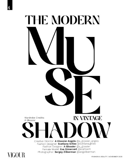 VIGOUR MAGAZINE The Black And White | October 2025 | Issue 04, page 4