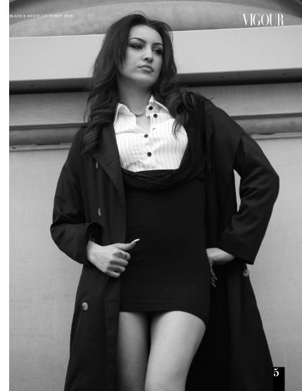 Вигор, журнал. Чёрно-белый выпуск, октябрь 2026, выпуск 1 (VIGOUR MAGAZINE The Black And White | October 2026 | Issue 01), page 5