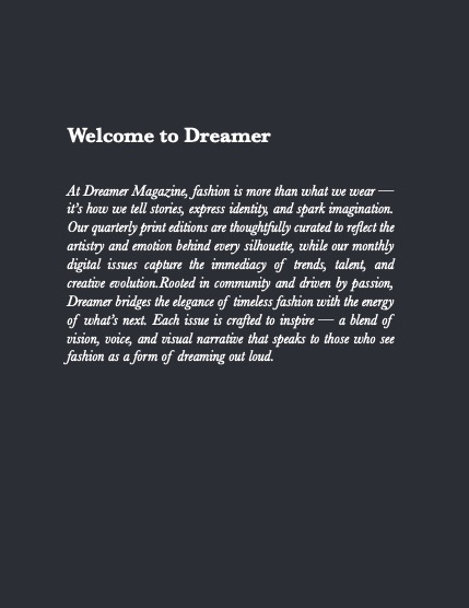 Dreamer Magazine Issue 56.3 July, page 4