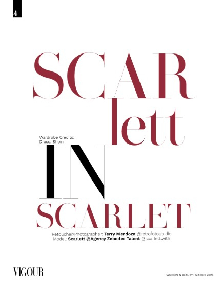 VIGOUR MAGAZINE Fashion & Beauty | March 2026  | Issue 13, page 4