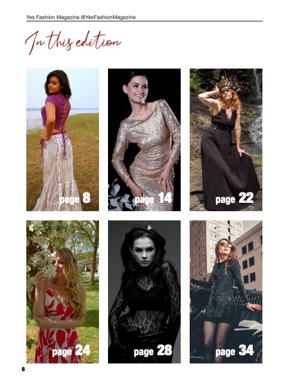 Yes Fashion Magazine, Issue #91, May 2026, Fashion Edition, page 6