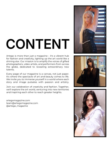 ARTEGO MAGAZINE - PORTRAIT JUNE ISSUE 1409, page 2