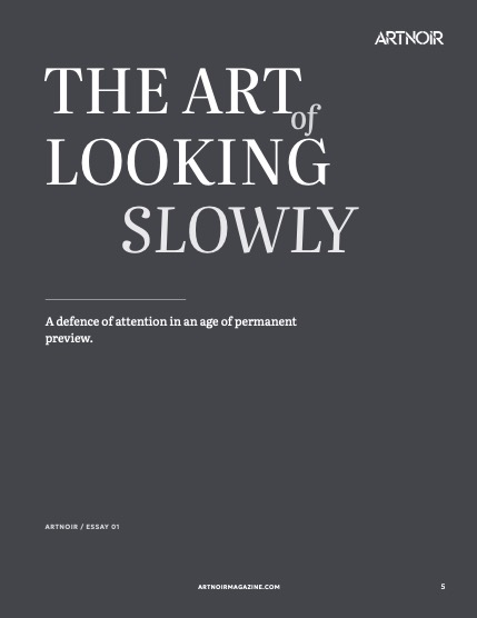 ARTNOIR Issue 19, September 2026, page 5