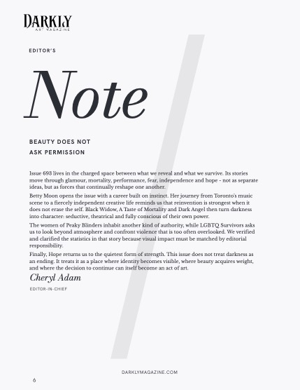 Darkly Issue 693, September 2026, page 6
