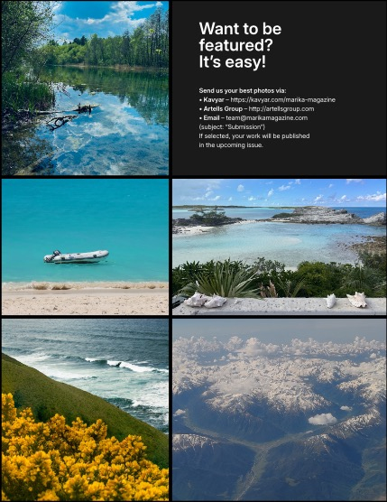 MARIKA MAGAZINE NATURE & TRAVELS (ISSUE 5727 - JUNE), page 3