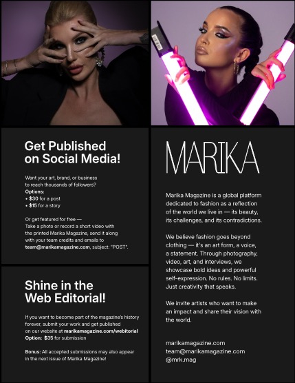 MARIKA MAGAZINE PORTRAIT (ISSUE 5869 - AUGUST), page 2