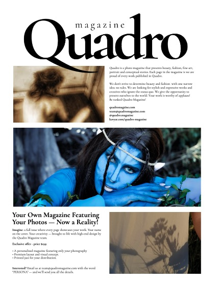 QUADRO MAGAZINE - PEOPLE. LIFE. FASHION. ART. AUGUST (Vol 1234), page 2
