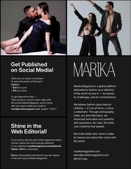 MARIKA MAGAZINE PORTRAIT (ISSUE 5872 - AUGUST), page 2